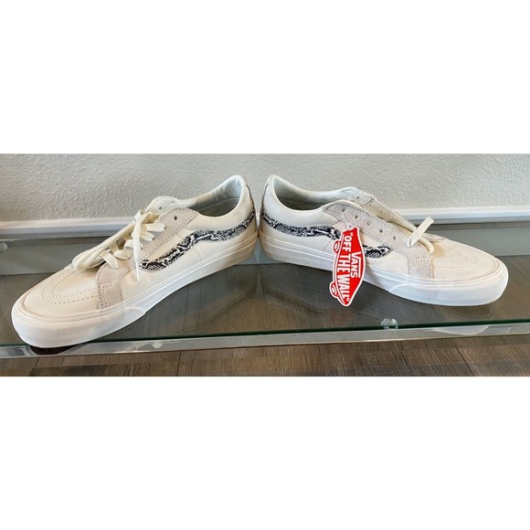 VANS HD Ultracush 8.5M/10W Sk8-Low Reissue Snake Marshmallow Canvas 500714 - Picture 5 of 8